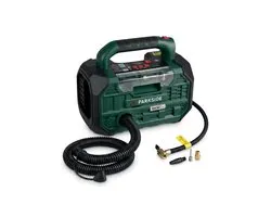 Compresseur sans fil Parkside 20 V + pompe à air - Réglage et mesure numériques de la pression - 10,3 bar - Avec batterie 20 V 2 Ah et chargeur