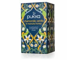 3x Thee Pukka Camomille, Vanille et Miel de Manuka 20 pièces