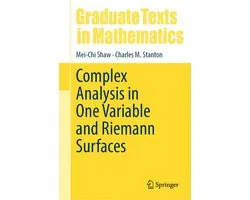 Mathematics and Statistics (R0) - Complex Analysis in One Variable and Riemann Surfaces