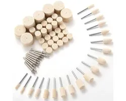 Disques de polissage pour Dremel, accessoires pour polissage rotatif, ensemble de 80 pièces, convient pour le polissage des métaux, du verre et des bijoux.