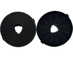 Filtre à charbon Fixem pour hotte aspirante 134 mm rond 2 pièces, remplacement de filtre à charbon de recirculation pour hotte, compatible avec Respekta MIZ6000