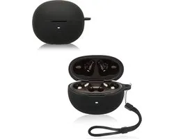 QCY MeloBuds N70 Earbuds Case, Soft Silicone Protective Case, Compatible with QCY MeloBuds N70 with Wrap Strap - ShopVlot
