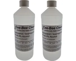 Cee-Bee Isopropanol | Isopropyl | IPA 99.9% Alcohol | 1000 ml | 2 flessen á 1 liter