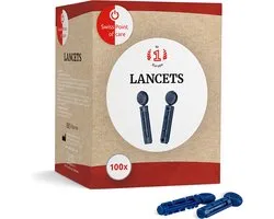 Swiss Point Of Care lancetten 100 stuks