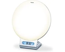Beurer WL 75 Wake-up light – LED – Sfeerlicht 256 kleurnuances - Nachtlamp – Leeslamp – FM radio - Alarm/Snooze – 10 Melodieën - Bluetooth® - Gratis beurer LightUp app – Incl. netadapter/Aux kabel - 3 Jaar garantie