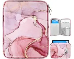 Tablet Sleeve voor 9-11 inch Tablets, Beschermhoes voor iPad en Galaxy Tab, Cloudy Pink, Geschikt voor iPad Air/Pro, reMarkable 2, Draagtas