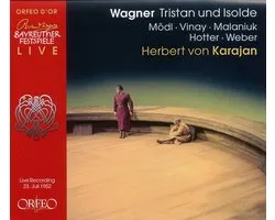 Herbert Von Karajan, Martha Mödl, Ramón Vinay, Ira Malaniuk, Hans Hotter, Ludwig Weber - Wagner: Tristan Und Isolde : Live Recording 23. Juli 1952 (CD) (Remastered)