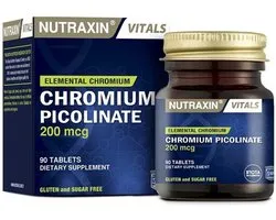 Nutraxin - Chroom Picolinaat - 200 mcg - 90 Tabletten