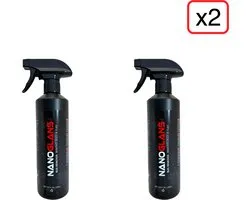 Dissolvant de bogues Nanoglans | Dissolvant d'insectes puissant - Pour Auto et moto - Spray anti-insectes - 2x 500 ml