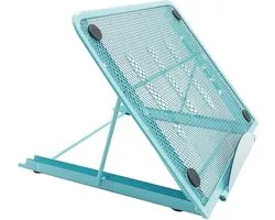 Laptop Stand bureau Ondersteuning Verstelbare Laptop Standaard voor Pad Tablet Notebook - blauw