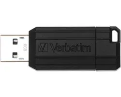 Verbatim Store'n'go PinStripe 8GB - USB-Stick / Zwart