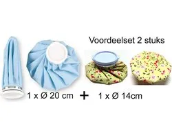 Rojafit - Ice Bag - Herbruikbare IJszak - Voordeelset 2 Stuks - 1x Groot en 1x Klein