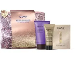 AHAVA - Holiday Collection - It's Your Time To Shine - Bevat 1 Osmoter™ Concentrate Smoothing Lotion 15ml + Mineral Hand Cream Spring Blossom 40ml + Sachet Dead Sea Osmoter Concentrate Eye 2ml