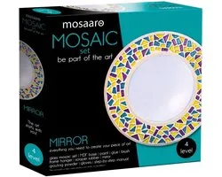 Mosaaro mozaïek knutselset spiegel creatief DIY pakket glas.