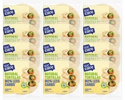 WeCare - Lower Carb - Tortillas - Naturel - 12 x 160 gr