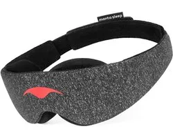 Manta Sleep Mask - Ervaar het beste slaapmasker - Carbon Black Limited Edition - 100% verduisterend - Zeer comfortabel - Geen druk op ogen/oogleden - Volledig verstelbaar voor een perfecte pasvorm - Zacht en ademend materiaal
