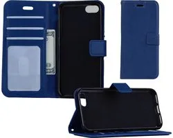 Étui adapté pour iPhone 7 Case Book Case Case Wallet Cover Walletcase - Étui adapté pour iPhone 7 Case Bookcase Case - Bleu foncé