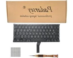 Vervangend Toetsenbord - QWERTY Layout - Laptop Reparatie - Inclusief Schroeven - Frans AZERTY - Zwart