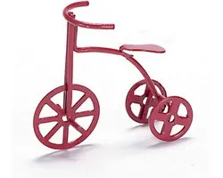 Melody Jane Dolls House Miniature Nursery Toy Store Accessory Childs Tricycle Bicycle Red 6020