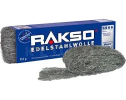 RAKSO Laine d'acier inoxydable GROSSIÈRE 150gr