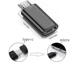 Type C Naar Micro USB Android Telefoon Kabel Adapter Oplader Converter voor Samsung Xiaomi Mi6 Mi5 Usbc Naar Type- c Otg Opladen Adapter