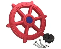 Pirate Steering Wheel 48 cm for Climbing Towers and Play Ships with Sound Effects