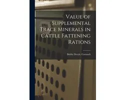 Value of Supplemental Trace Minerals in Cattle Fattening Rations