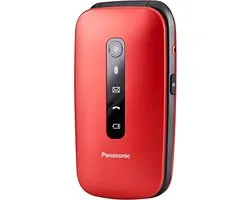 Panasonic KX-TU550 7,11 cm (2.8") Rood Instapmodel telefoon
