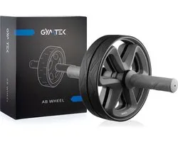 Gymtek® Ab Roller - Buikspierwiel - Ab Trainer - Trainingswiel - Buikspiertrainer - Fitness - Pilates - Home Gym - Workout