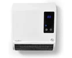 Nedis Chauffage de salle de bain | 2000 W | Thermostat réglable | 2 modes de chauffage | IP22 | Télécommande | Blanc