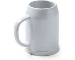 6 pack Keramische Bierpul / geschikt voor sublimatie