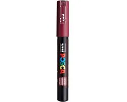 Marqueur de peinture uni-ball à base d'eau Posca PC-1MC vin rouge