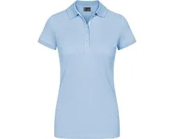 Polo femme 'Promodoro' à manches courtes Blue Glace - M