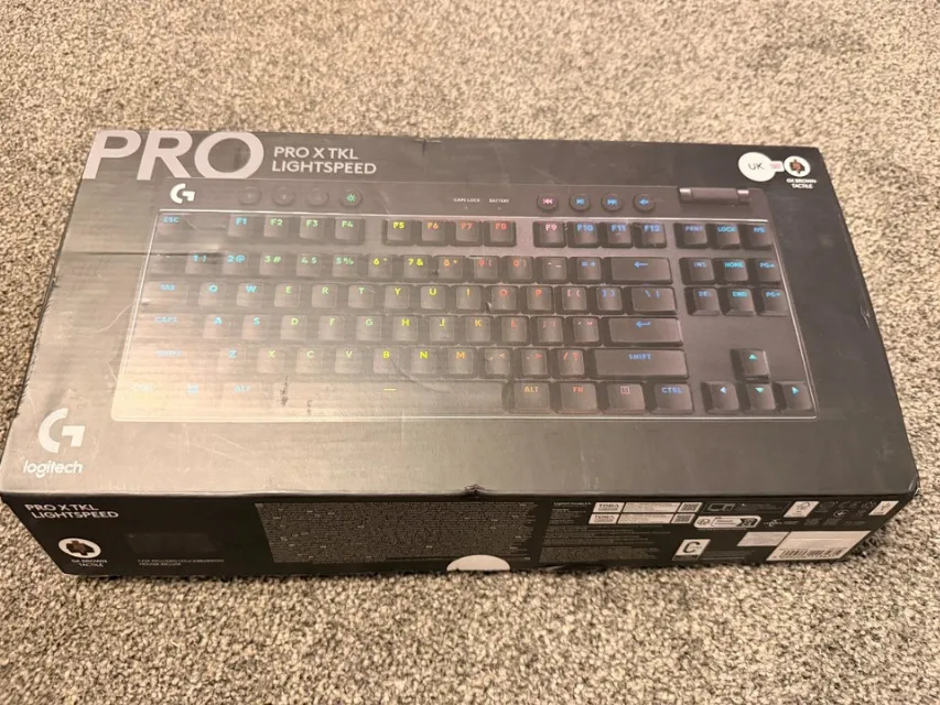 LOGITECH PRO X TKL LIGHTSPEED Wireless Gaming Keyboard - Black - RGB