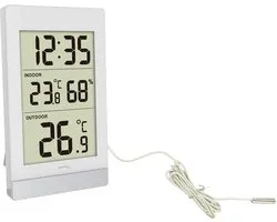 Technoline WS 7039 - Weerstation - Binnen en buiten temperatuur - Binnen luchtvochtigheid - Alarm - Wit