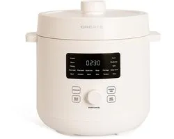 CREATE - Autocuiseur électrique multifonction programmable 6 L Blanc cassé - PRESSURE COOKER STUDIO