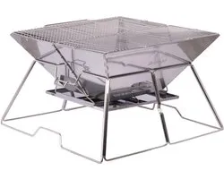 Vango Ranger Draagbare Houtskool BBQ - Compacte Stalen Barbecue