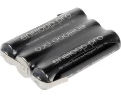 Pack de piles rechargeables 3x LR3 (AAA) NiMH Panasonic 137386 3.6 V 900 mAh