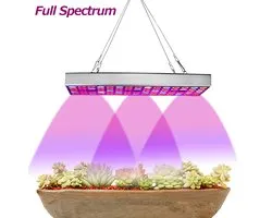 MUPOO LED Kweeklamp 25W - Grow Light - Lumière de croissance - Full Spectrum met IR & UV - Voor Stekken, Zaailingen & Kamerplanten - Energiezuinig Kweekpaneel