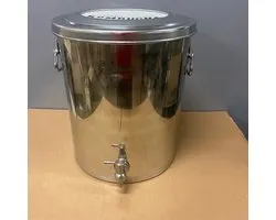 Kombucha vat van 20 liter Sansone (RVS) - Kombuchavat - Kombucha - Sansone