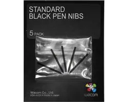 Pointes de stylet Wacom Standard noires (paquet de 5)