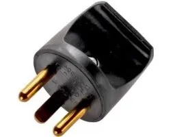 EDB Plug - Connectoren - Audio Verbinding - Stevige Behuizing - Standaard Formaat - Zwart