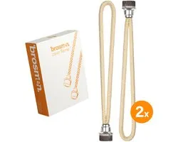 Heimer Clear Flame - Brûleur de parfum mèche avec pierre - Lampe à huile - pour Lampe Berger - Ashleigh Burwood & Millefiori - 2 Pièces