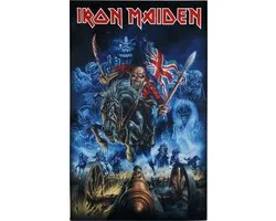 Iron Maiden Textile Poster Drapeau Angleterre Multicolore