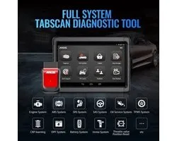 OBD Scanner - OBD2 - Auto Scanner - Auto uitlezen - Diagnose Apparatuur voor Auto's - OBD2 Diagnosetool - 10 inch Android Tablet Scanner - Volledig Systeem - ABS - SRS - Olie - EPB - BMS - TPMS - IMMO - Bluetooth - EU Plug