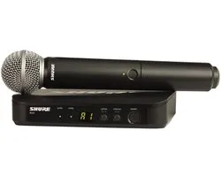 Shure BLX24E/SM58 H8E, 514-540MHz Wireless Handheld System - Draadloos systeem met hand-held