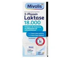 Mivolis Lactase tabletten 18000 - Lactose Intolerantie - 40 tabletten