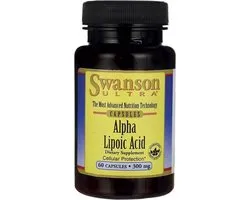 Supplementen - Ultra Alpha Lipoic Acid 300mg - ALA- 60 Capsules - Swanson -