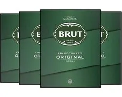 Brut Original - Eau de Toilette Spray - 4 x 100 ml Voordeelverpakking