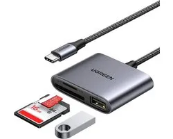UGREEN USB-C Card Reader met SD/TF Kaartlezer en USB-A 2.0